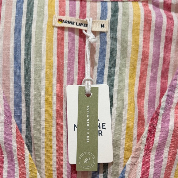 Marine Layer Pastel Striped Maxi Dress - Picture 2 of 6